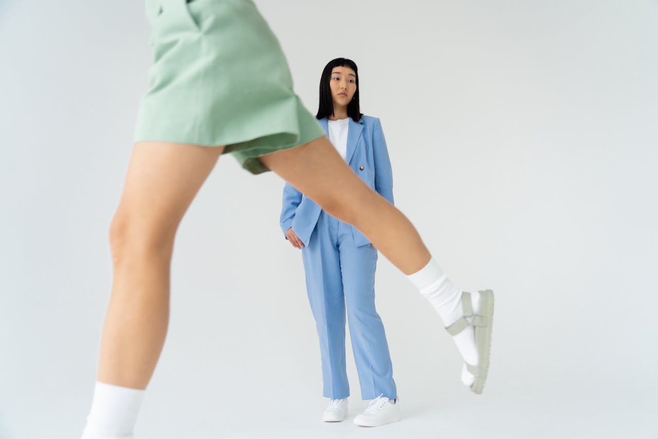 services-02 Creative studio shot highlighting modern women's fashion trends.